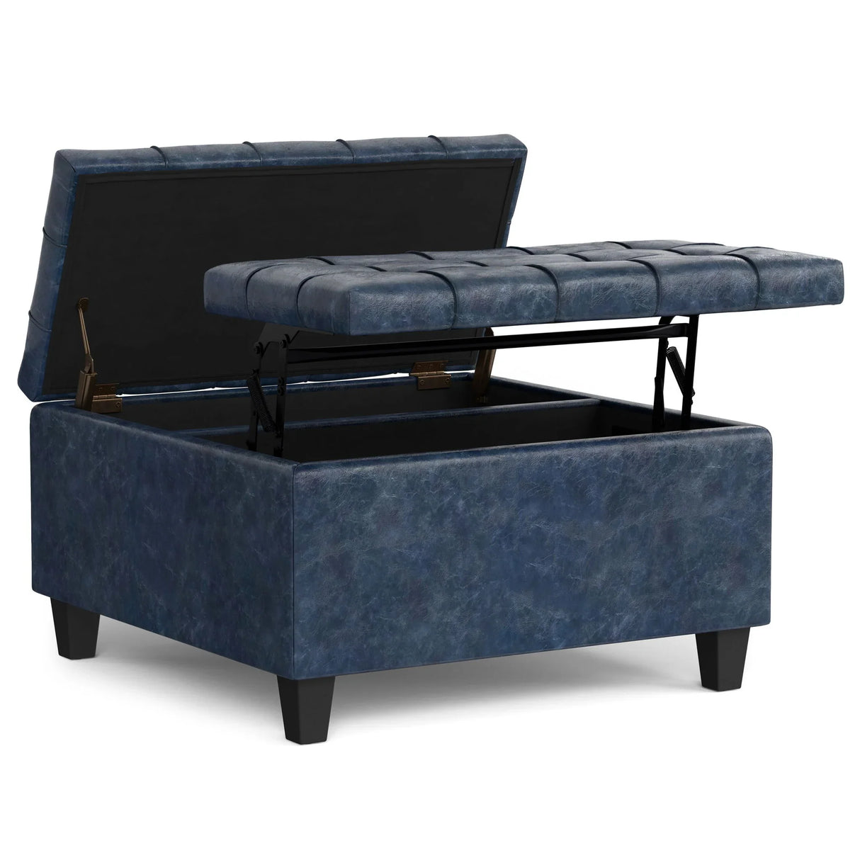 Harrison - Upholstered Coffee Table Storage Ottoman - Furniture Home Direct