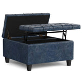 Harrison - Upholstered Coffee Table Storage Ottoman - Furniture Home Direct