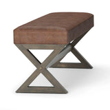 Salinger - Large Upholstered Ottoman Bench - Furniture Home Direct