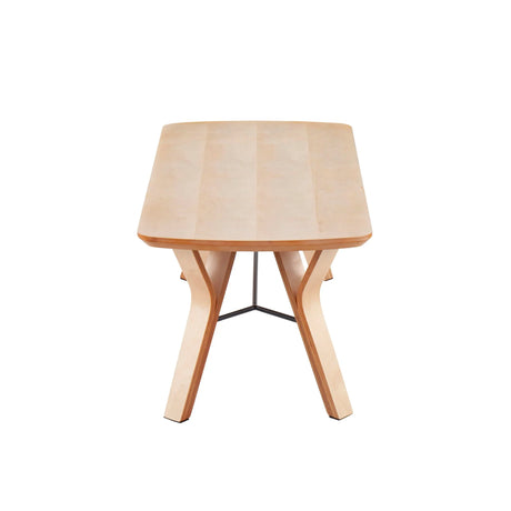 Folia - Mid-Century Modern Coffee Table - Natural - Furniture Home Direct