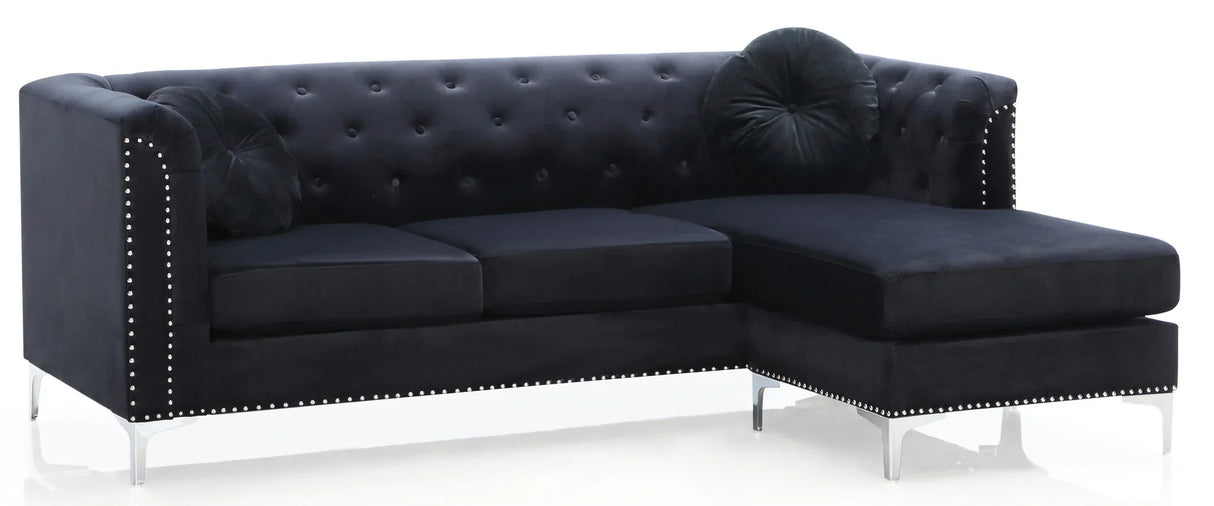 Pompano - Micro Suede Sofa Chaise - Furniture Home Direct