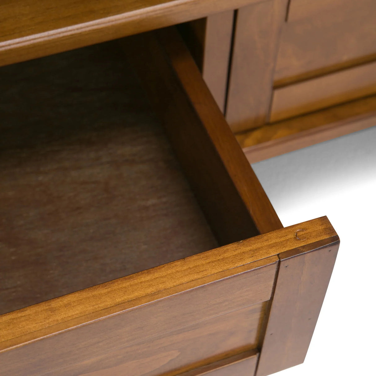 Warm Shaker - Transitional Style TV Media Stand - Furniture Home Direct