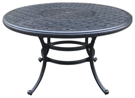 Round 4 Person Dining Set - Antique Bronze - Furniture Home Direct