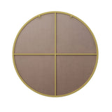 Wall Circular Mirror Metal Framed Mirror Round Vanity Mirror Dressing Mirror, For Bathroom, Living Room, Bedroom Wall Decor - Furniture Home Direct