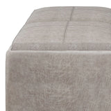 Avalon - Square Coffee Table, Storage Ottoman - Furniture Home Direct