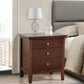 Hammond - 3 Drawer Nightstand - Furniture Home Direct