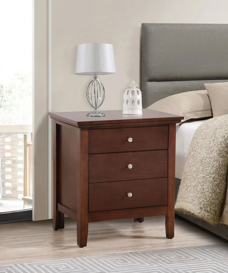 Hammond - 3 Drawer Nightstand - Furniture Home Direct
