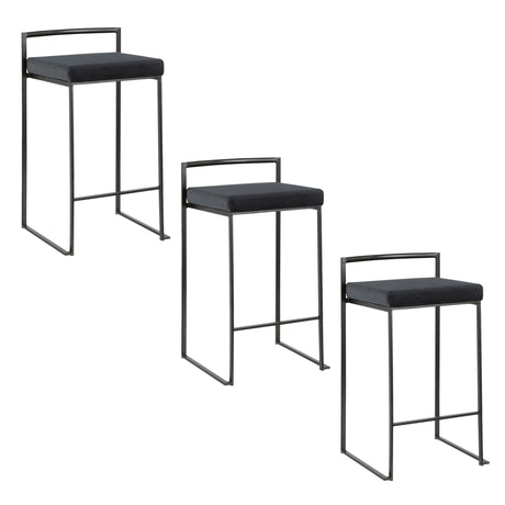Fuji - Contemporary Style Stackable Counter Stool - Furniture Home Direct