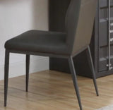 Cargo - Synthetic Leather Chair - Gunmetal - Furniture Home Direct