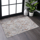 Payas - 2' X 3' Geometric Area Rug - Beige - Furniture Home Direct
