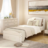 Platform Bed Frame With Storage Drawer And Wood Slat Support No Box Spring Needed - Furniture Home Direct