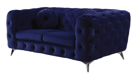 Atronia - Velvet Loveseat - Furniture Home Direct