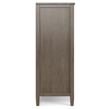 Ela - Medium Storage Cabinet - Smoky Brown - Furniture Home Direct