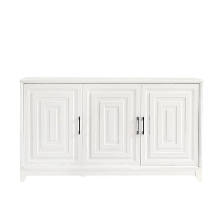 TV Stand For TVs Up To 65", Modern Entertainment Center Media Console Cabinet With 2 Spacious Storage Space - Furniture Home Direct