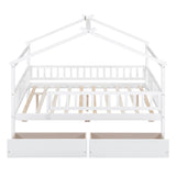 House Bed With 2 Drawers - Furniture Home Direct
