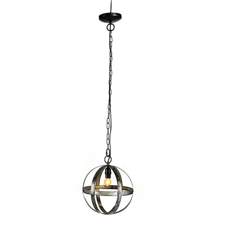 Metal Chandelier, Hanging Light Fixture With Adjustable Chain For Kitchen, Bulb Not Included - Gray - Furniture Home Direct