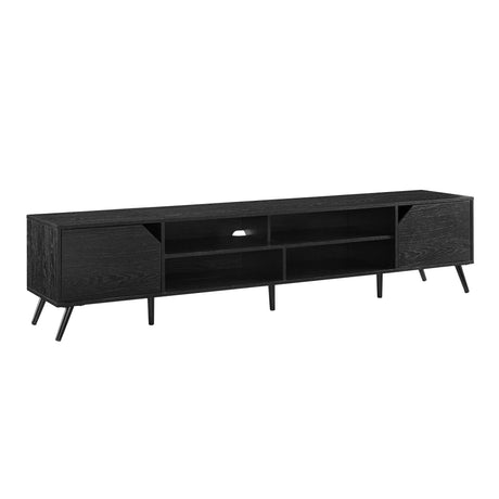 Contemporary 2 Door Minimalist TV Stand - Furniture Home Direct
