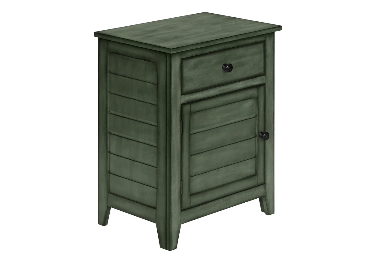 Accent Nightstand, Storage Drawer, Transitional - Furniture Home Direct