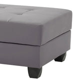 Stylish Storage Contemporary Ottoman - Furniture Home Direct