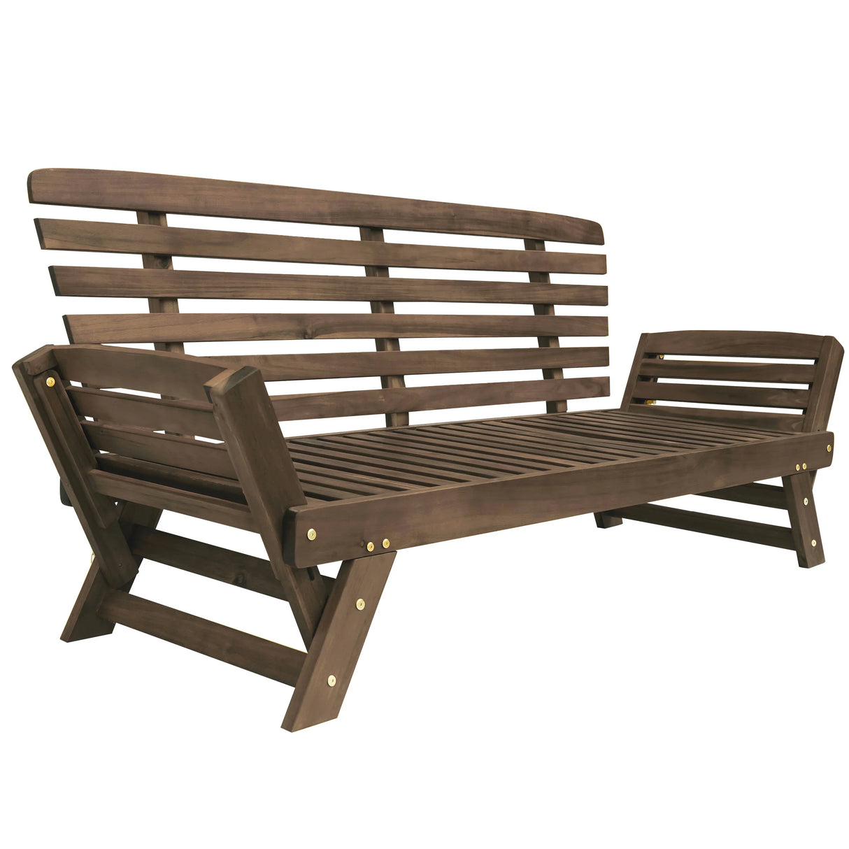 Outdoor Sofa with Adjustable Armrests - Beige - Furniture Home Direct