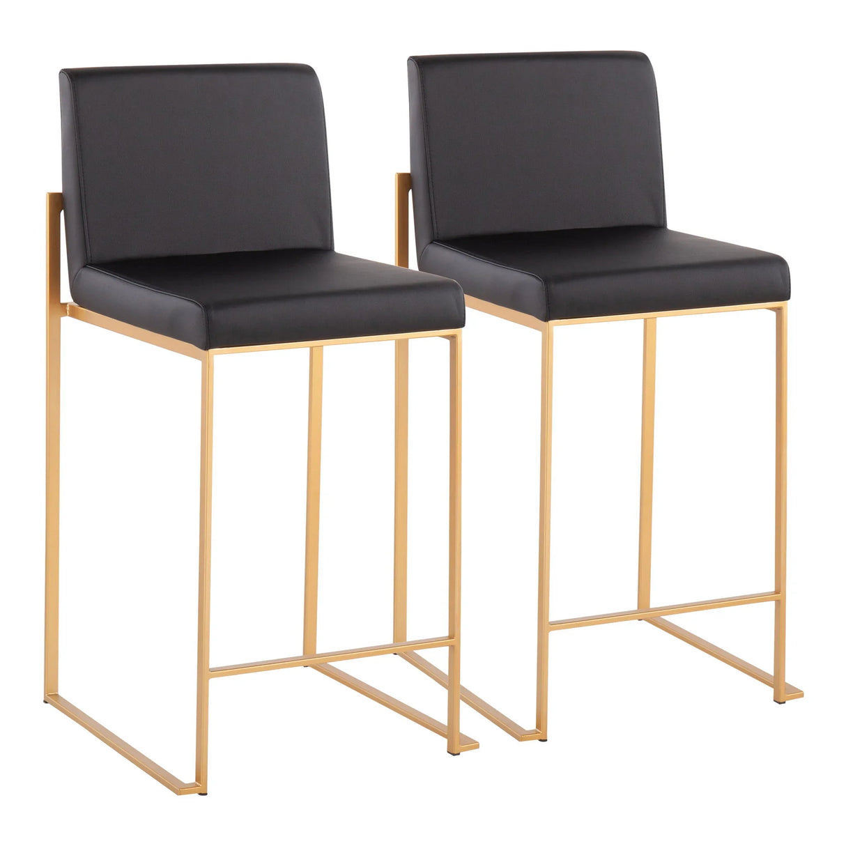 Fuji - Contemporary High Back Stylish Counter Stool - Furniture Home Direct