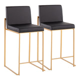 Fuji - Contemporary High Back Stylish Counter Stool - Furniture Home Direct