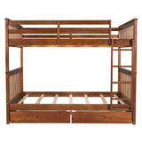 Bunk Bed With Ladders And 2 Storage Drawers - Furniture Home Direct