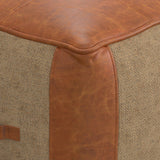 Atkinson - Pouf - Tan - Furniture Home Direct