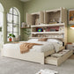 Platform Bed With USB, Storage Headboard & Drawers - Furniture Home Direct