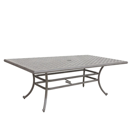 Cast Aluminum Dining Set With Sling Chairs - Furniture Home Direct