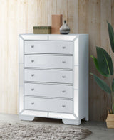 Sleek Contemporary Storage Chest - White - Furniture Home Direct
