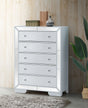 Sleek Contemporary Storage Chest - White - Furniture Home Direct