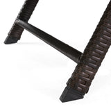 Wicker Chaise Lounge - Brown - Furniture Home Direct