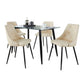 Clara Giovani - 5 Piece Contemporary Dining Set - Furniture Home Direct