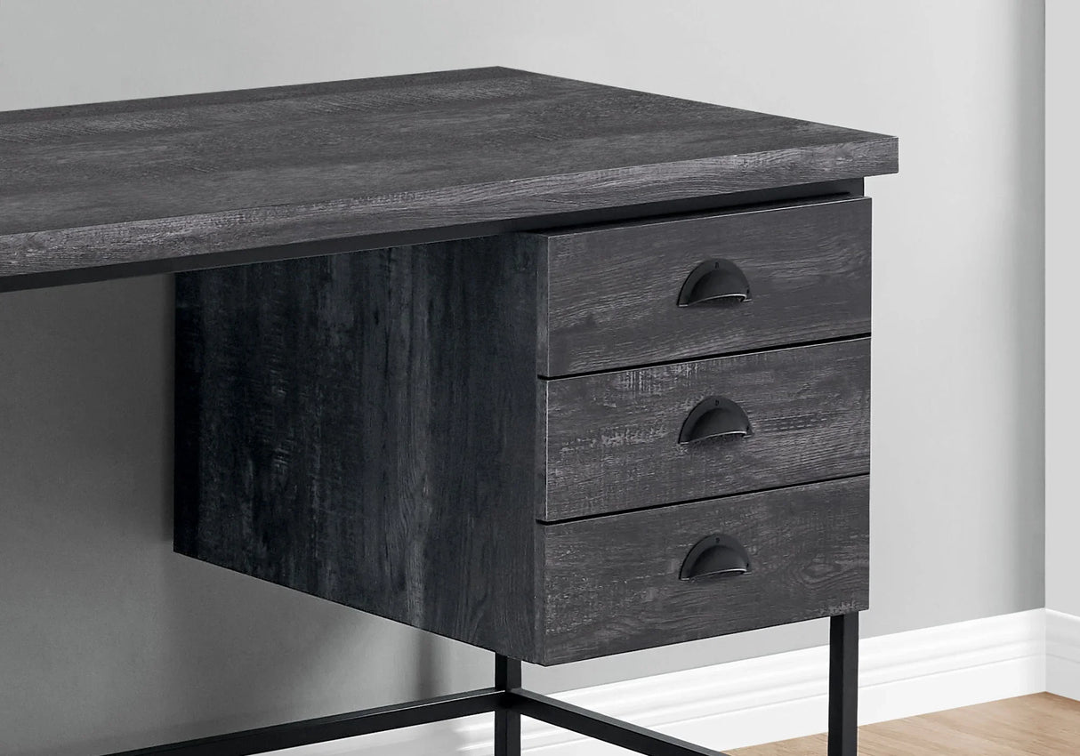 Computer Desk For Home Office, Laptop, 3 Storage Drawers, Contemporary & Moder - Furniture Home Direct