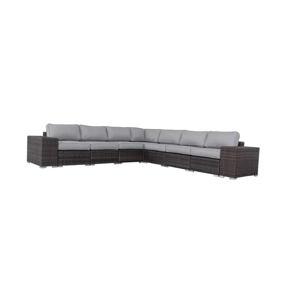 Modern Rattan Wicker Seating Group With Cushions - Furniture Home Direct