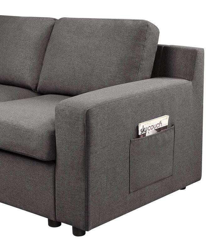 Waylon - Linen Sectional Sofa - Furniture Home Direct