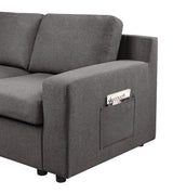 Waylon - Linen Sectional Sofa - Furniture Home Direct