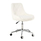 Adjustable And Space-Saving Chair With Golden Electroplated Legs - Furniture Home Direct