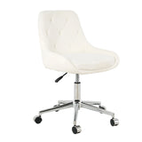 Adjustable And Space-Saving Chair With Golden Electroplated Legs - Furniture Home Direct