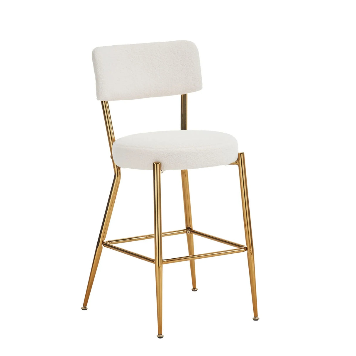 Modern Teddy Fabric Upholstered Bar Stools - Furniture Home Direct