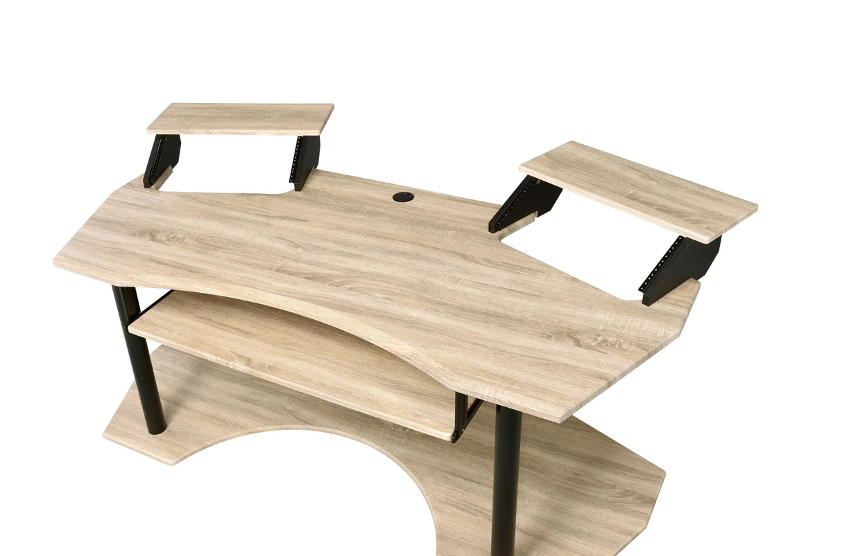 Eleazar - Music Recording Studio Desk - Wood - Furniture Home Direct