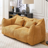 Comfortable Dual Beanbag Chair With High Resilience Foam Core For 2 People - Furniture Home Direct