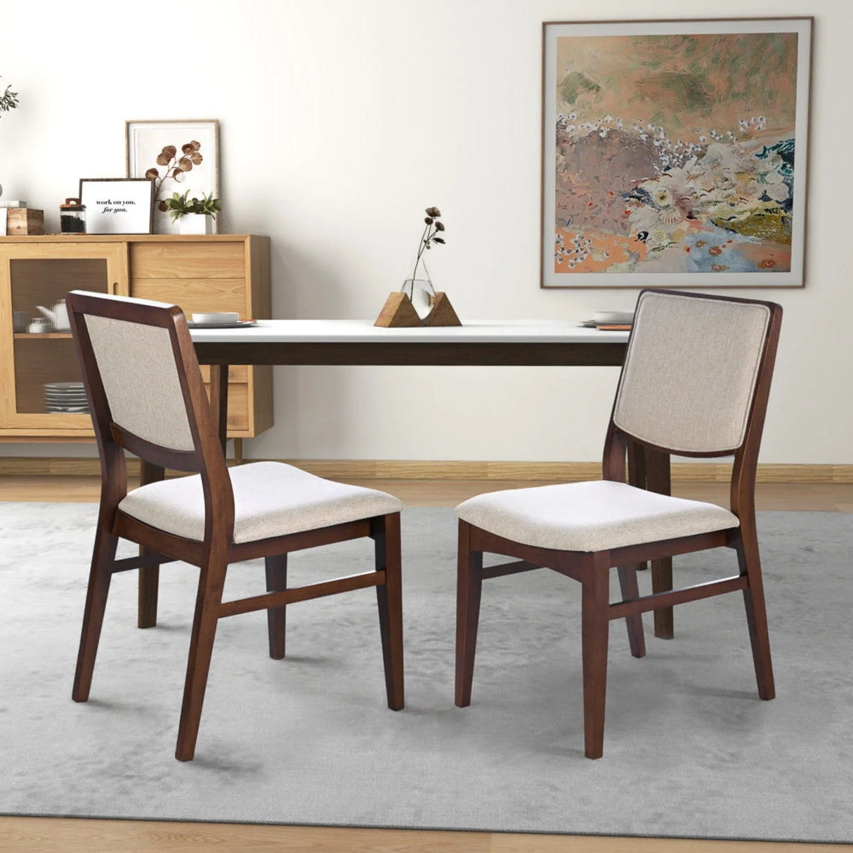 Skylar - Dining Chair (Set of 2) - Beige - Furniture Home Direct