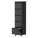 Drawer Metal Locking Vertical File Cabinet With Wheels Heavy Duty Lockable Storage - Furniture Home Direct