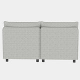 3 Pc Modular living room Set With Different Configurations, Light Gray - Furniture Home Direct
