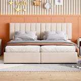 Upholstered Platform Bed With A Hydraulic Storage System - Furniture Home Direct