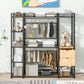 Open Style Wardrobe With Hanging Rails, Shelves And Drawers - Furniture Home Direct