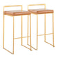 Fuji - Contemporary / Glam & Quality Construction Barstool - Furniture Home Direct