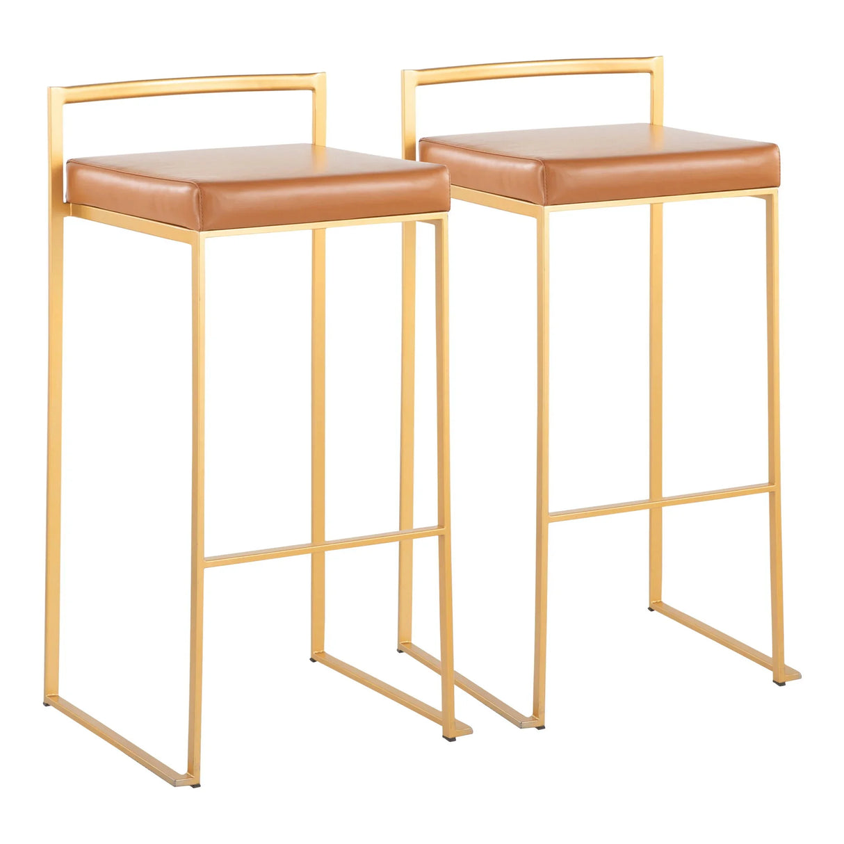 Fuji - Contemporary / Glam & Quality Construction Barstool - Furniture Home Direct